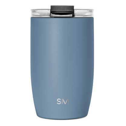 Voyager Tumbler with Clear Flip Lid & Straw